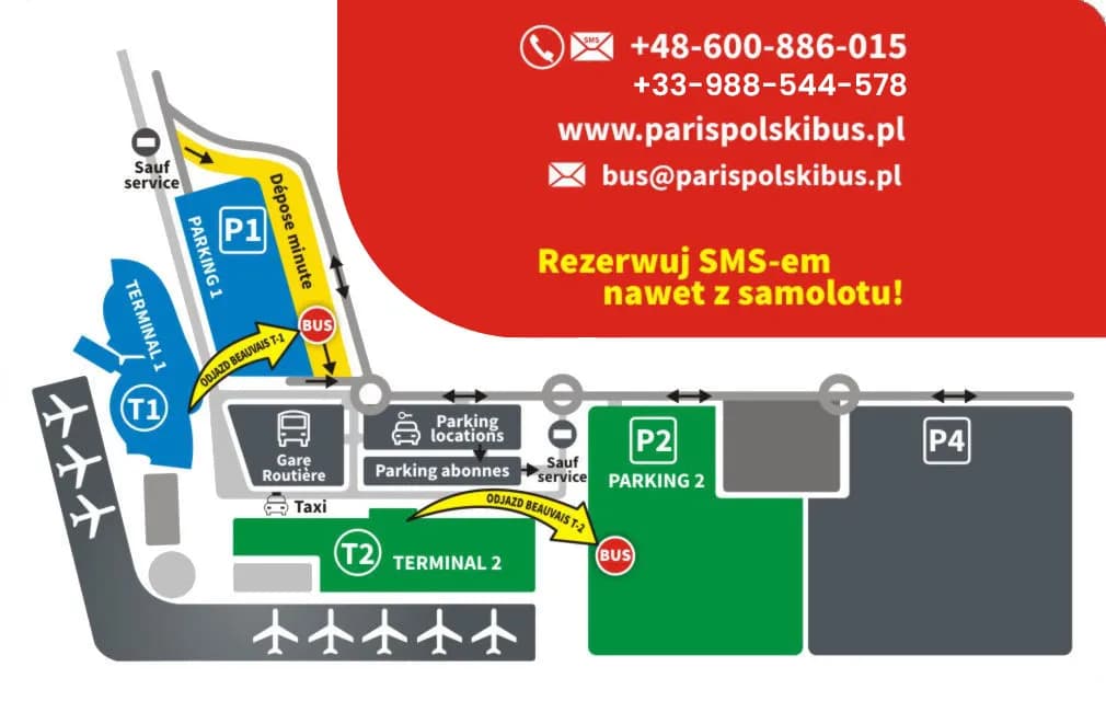 Jak dojechać z lotniska Paryż Beauvais do centrum bez zbędnych kosztów